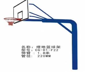 標(biāo)準(zhǔn)移動(dòng)籃球架220圓管埋地籃球比賽籃球架