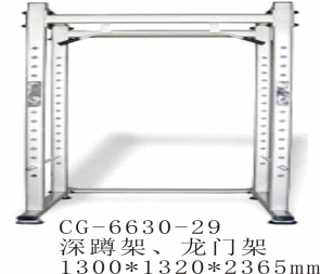 CG-6630-29多功能家用深蹲架框式龍門架健身杠鈴架臥推架綜合訓(xùn)練器材組合